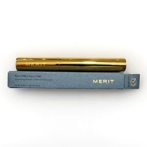 MERIT Brow 1980 Volumizing Pomade for Eyebrows BLACK BROWN Tinted .08oz/2.4g NEW